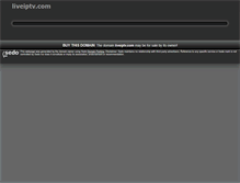 Tablet Screenshot of liveiptv.com